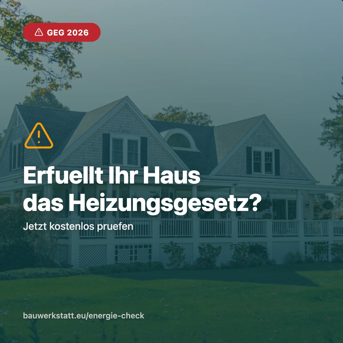 Energie-Check – Einsparpotenzial ermitteln