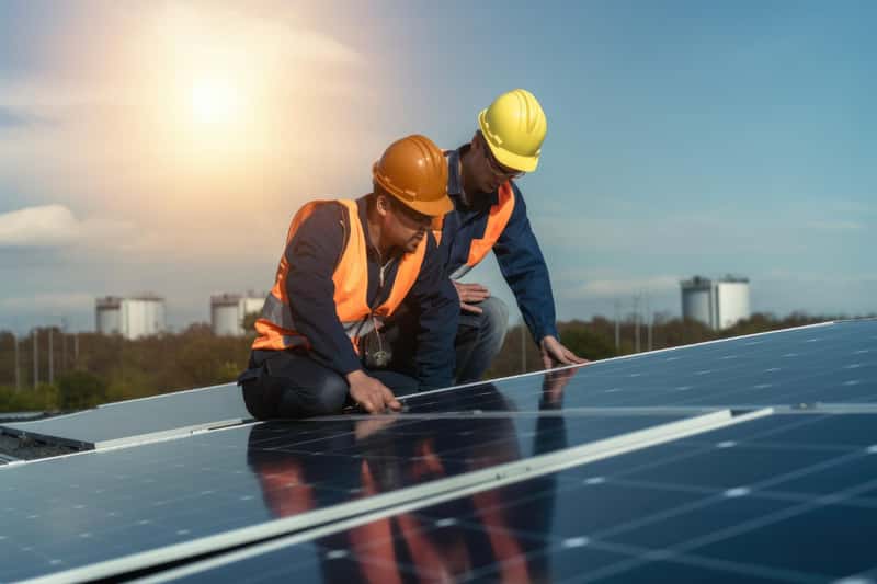 Installation und Wartung von Solartechnik